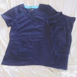 Used Navy Scrubstar Scrubs